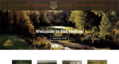 Desktop Screenshot of foxhollowgolf.net
